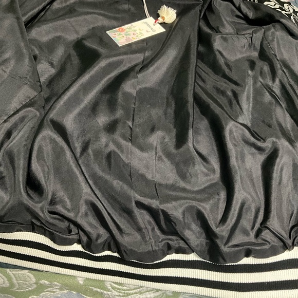 NWT$328 Johnny Was Workshop SMALL Silk Luciana Bomber Jacket - Picture 11 of 11